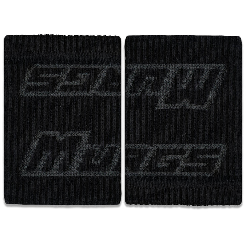 Black wristbands with '59ers' and 'Mugs' text on a white background