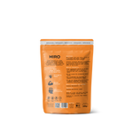Orange package of HIRO with text and branding on a white background