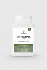 Vitadefence Nattokinase Multi supplement bottle on a white background