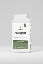 Vitadefence Pumpkin Seed Multi supplement bottle on a white background