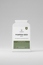 Vitadefence Pumpkin Seed Multi supplement packaging on a white background