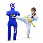 MNEX Pro Standing Dummy - 4ft Unfilled BJJ MMA Training (Blue)